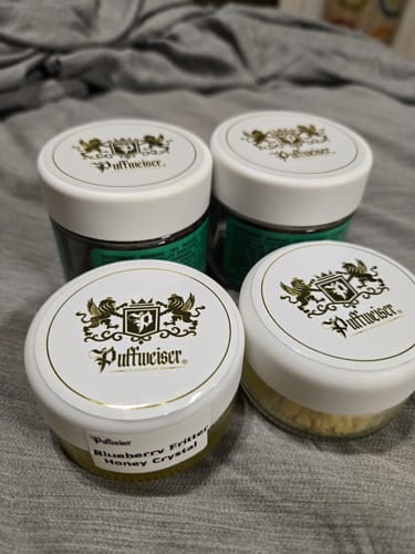 Customer photo review of Blueberry Fritter Honey Crystal
