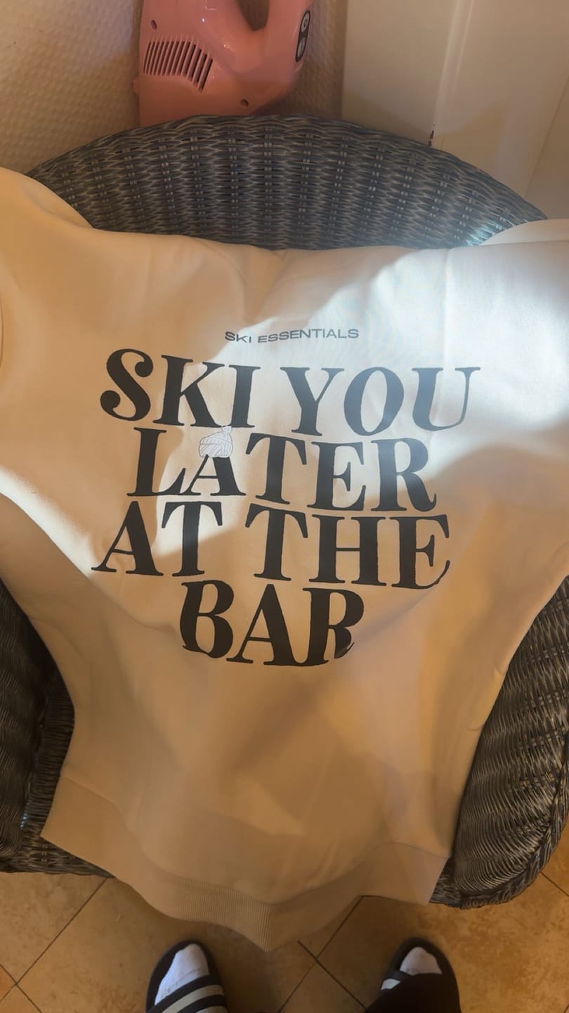 Customer photo review of SKI YOU LATER - Oversized Hoodie