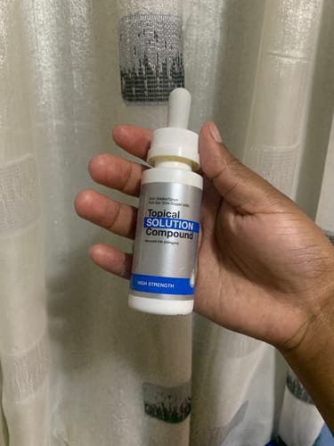 Customer photo review of Minoxidil High Strength (5%) SOLUTION, 3x60ml pack