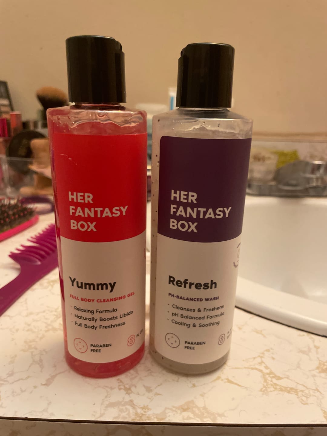 Customer photo review of Her Fantasy Two Pack Wash