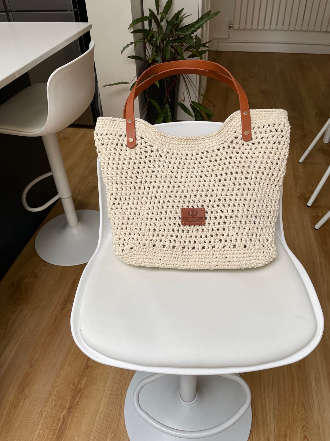 Customer photo review of CrochetPark™ Sunny Beach Tote crochet kit