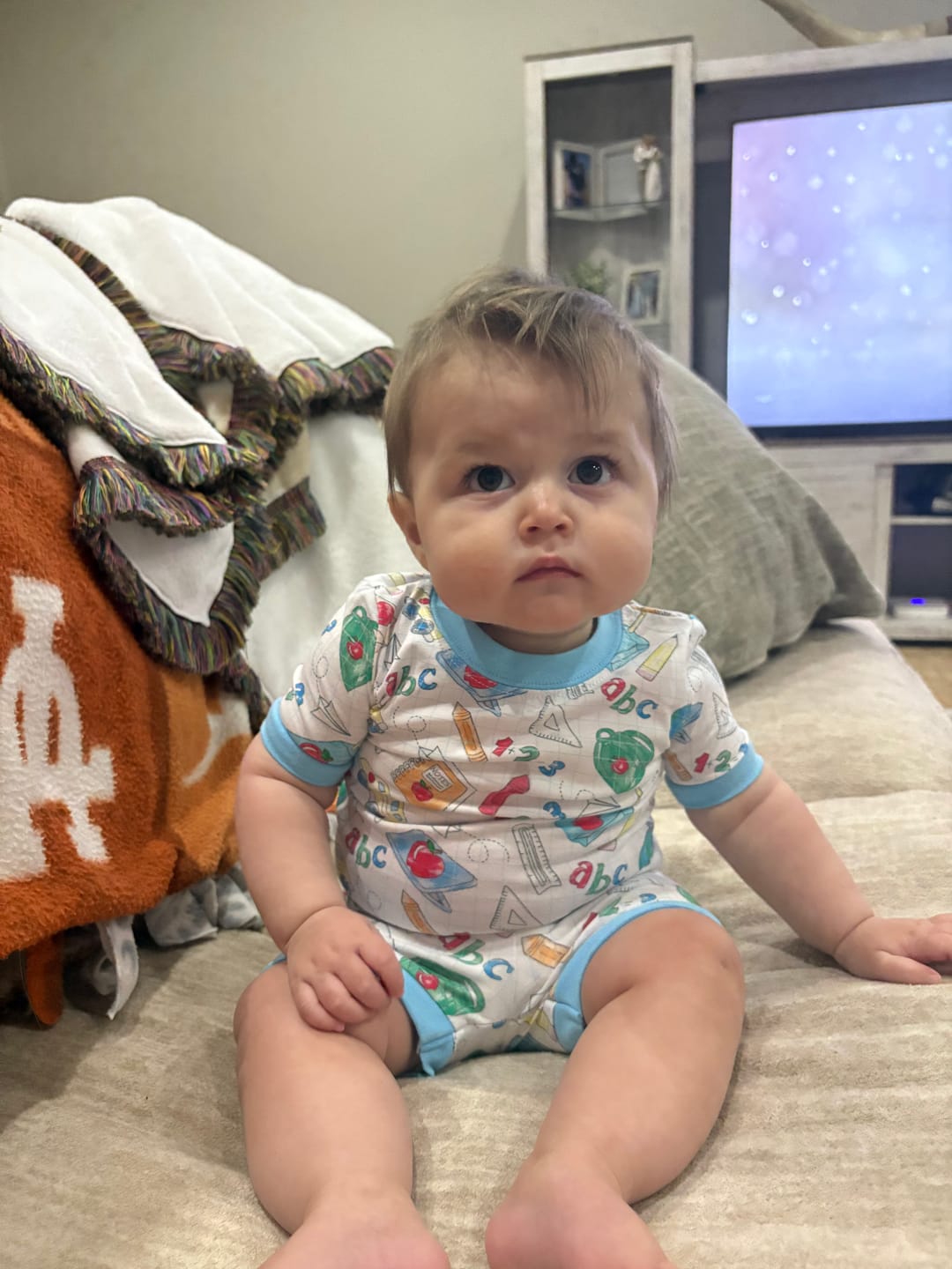 Customer photo review of Scholastic Doodle Short Pajamas
