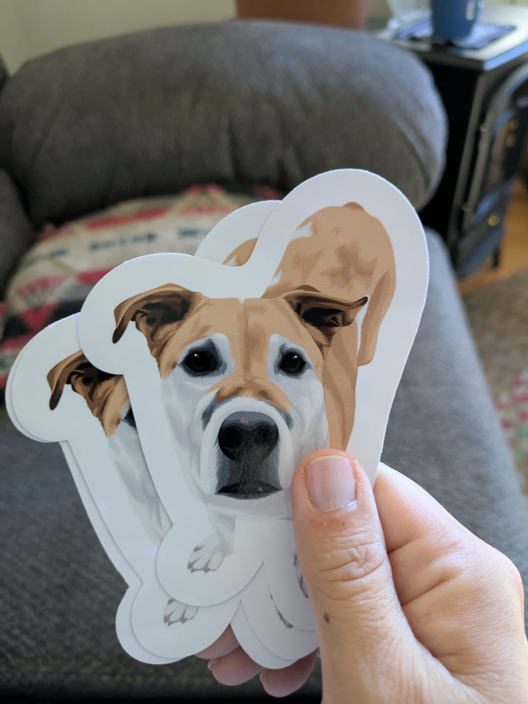 Customer photo review of Turn Photos into Hand Drawn Stickers