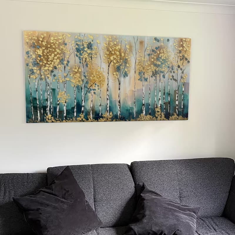 Customer photo review of Tree Abstract Textured Wall Art #TP043