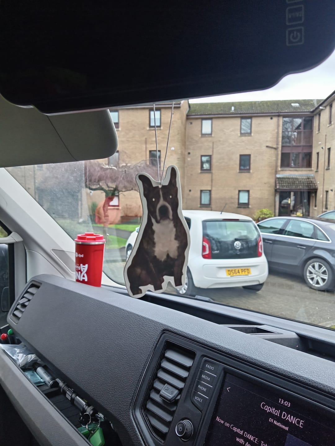 Customer photo review of Personalised Custom Car Air Freshener With Your Photo