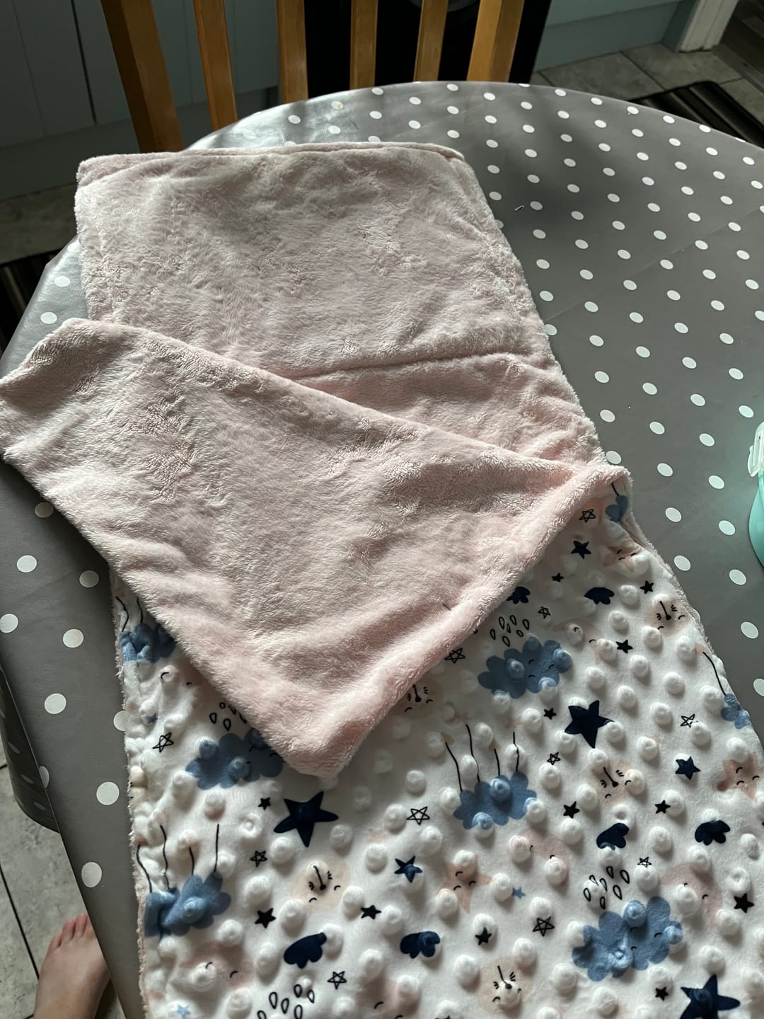 Customer photo review of Plain Microfibre Fleece Fabric