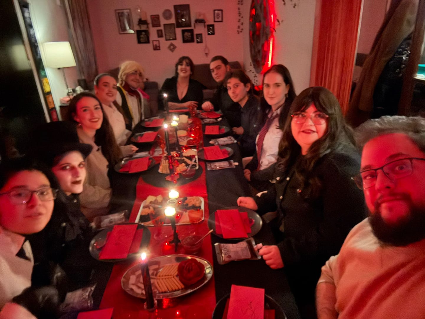 Customer photo review of Halloween Murder Mystery Game Kit - Vampire Ball