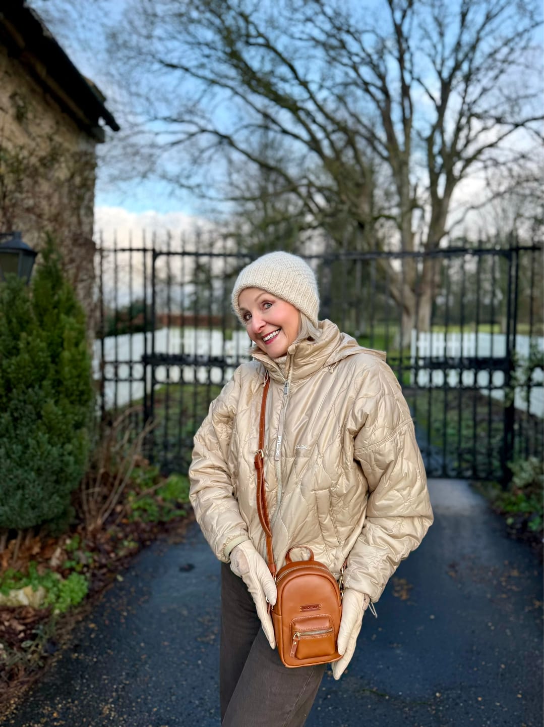Customer photo review of Sierra Mini Backpack - Tan