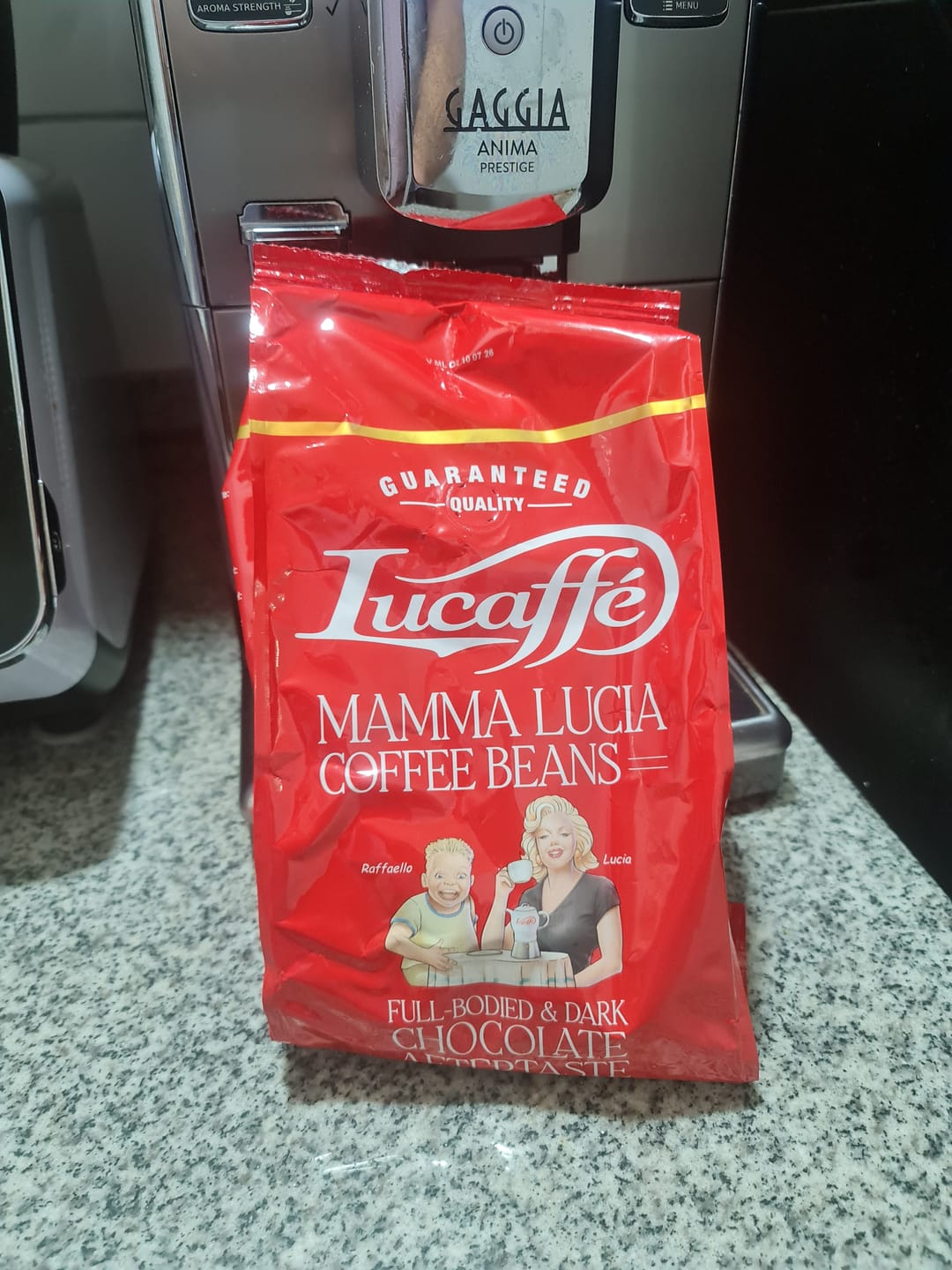 Customer photo review of Lucaffe Mamma Lucia 1 kg Grano Entero