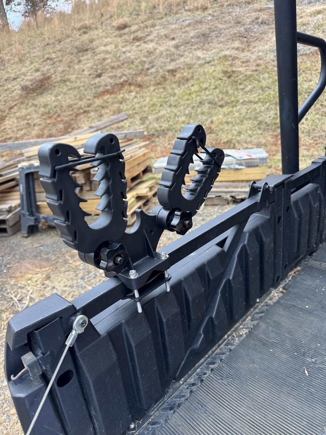 Customer photo review of UTV ATV Double U-bracket Mount Grip
