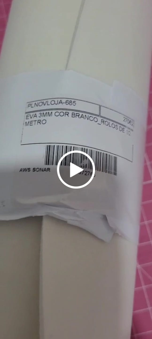 Customer video review of EVA 3MM COR BRANCO