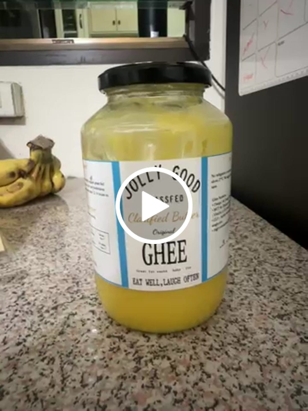Customer video review of Jolly Good Grassfed Ghee (720ml)