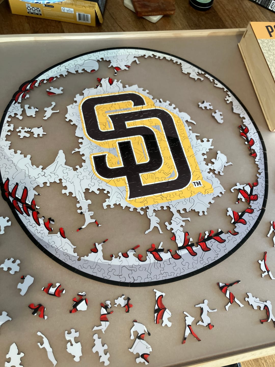 Customer photo review of San Diego Padres™ - Wooden Puzzle