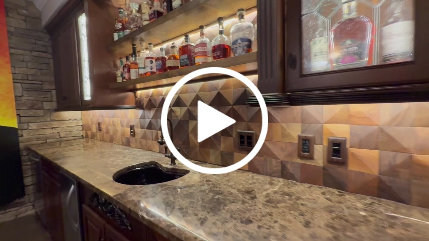 Customer video review of Natural Walnut 3D Diamond Panels