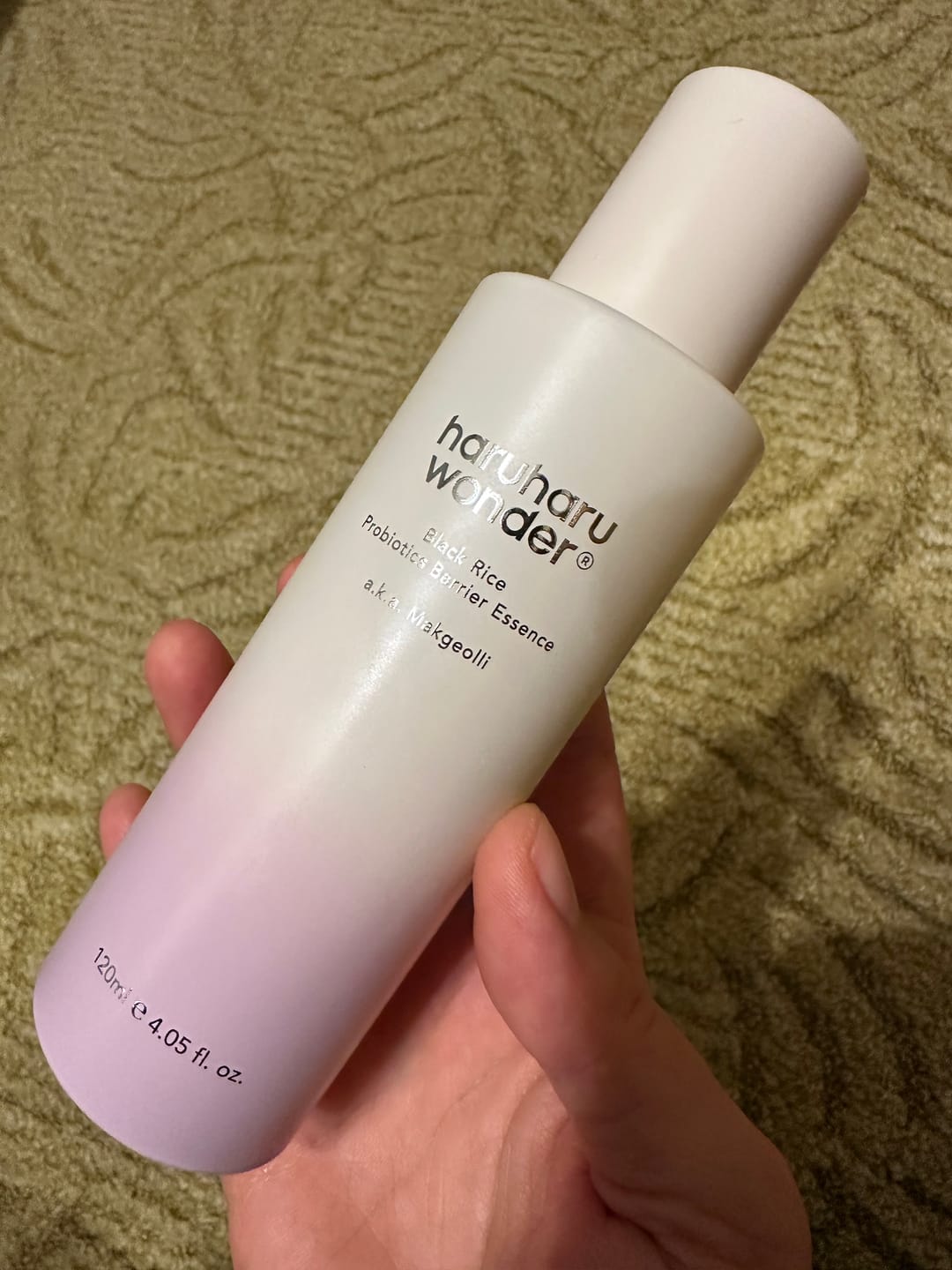 Customer photo review of Atjaunojoša pieniņveida esence Haruharu Wonder Black Rice Probiotics Barrier Essence