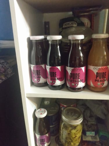 Customer photo review of Pure Organic Juices - Variety Sample Pack ( 12 Pack )