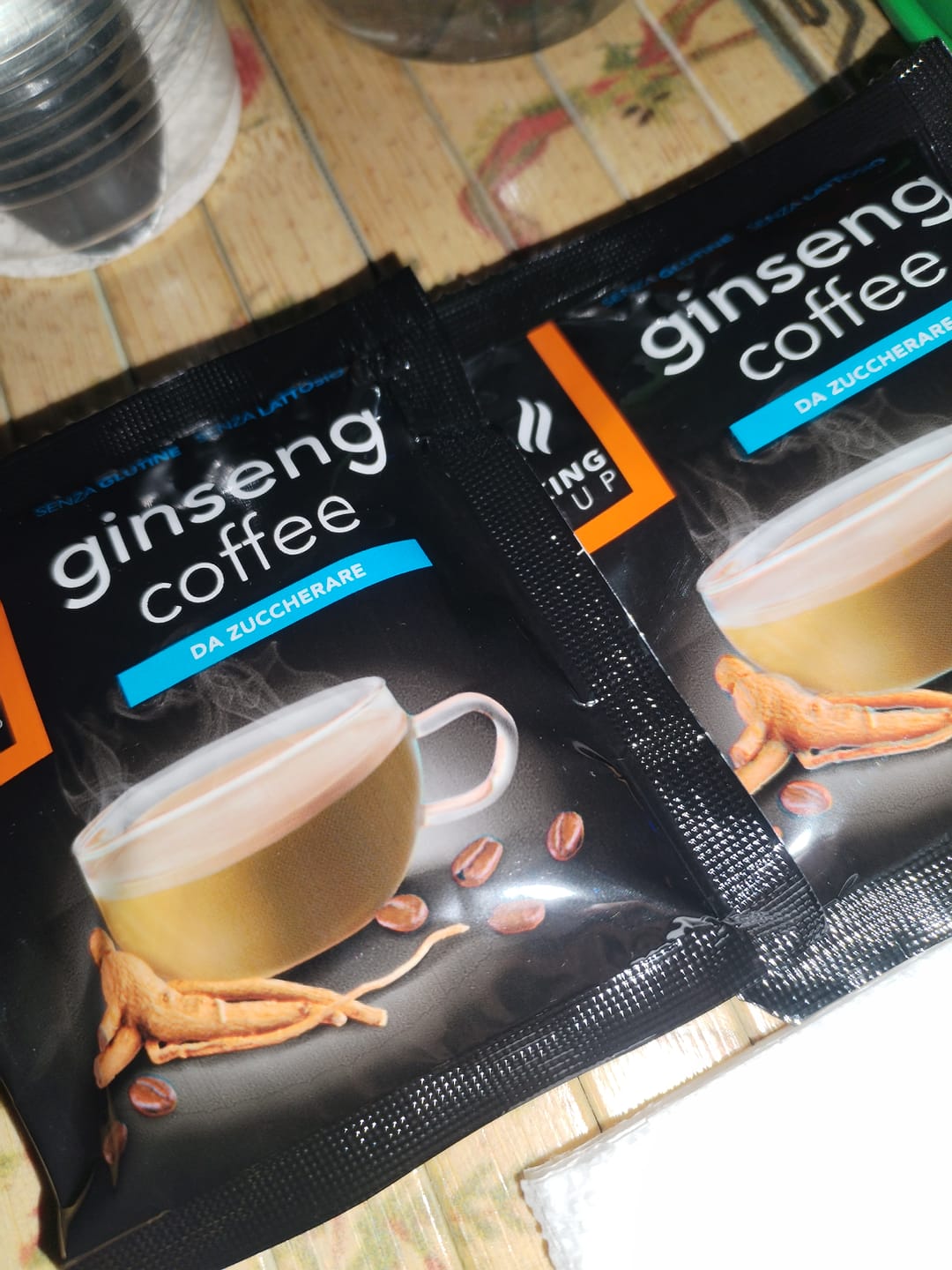 Customer photo review of Caffè al Ginseng - 20 bustine solubili da zuccherare