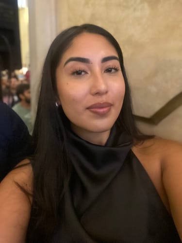 Customer photo review of TOP SATINADO NEGRO