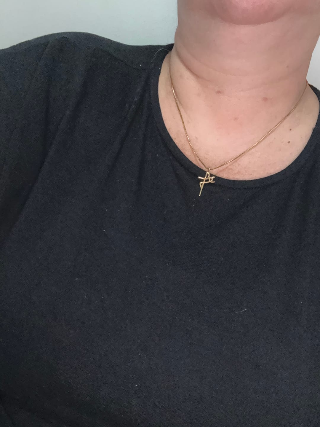 Customer photo review of Colar Triplo Momentos Banhado em Ouro 18k