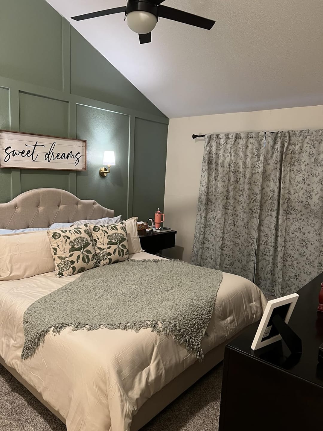 Customer photo review of Vintage Bird & Botanical Sketch Curtains