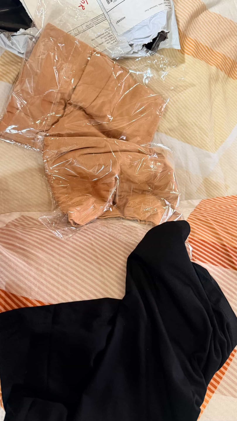 Customer photo review of Neck and Sleeve Extender Nude