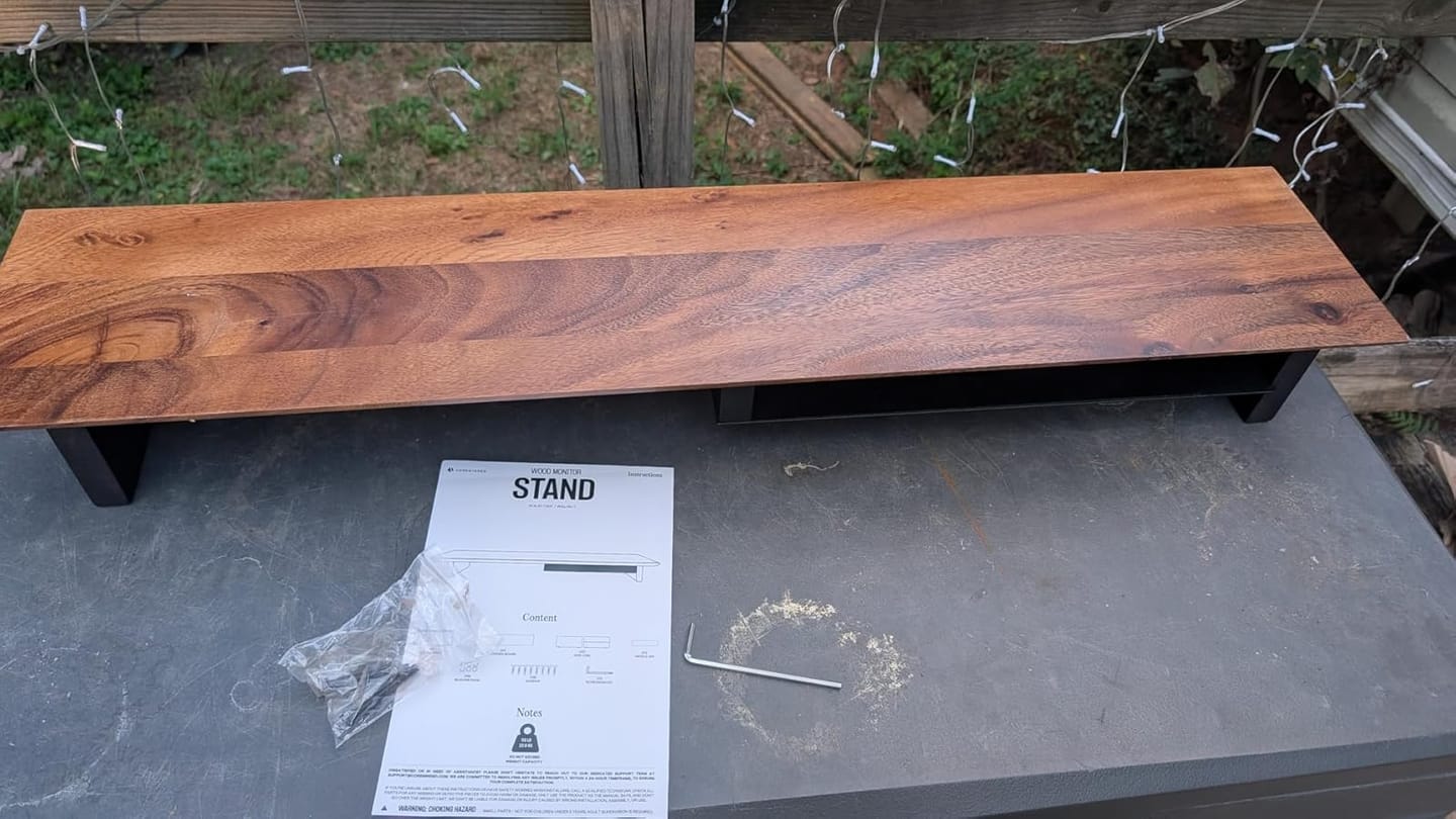 Customer photo review of Monitor Stand