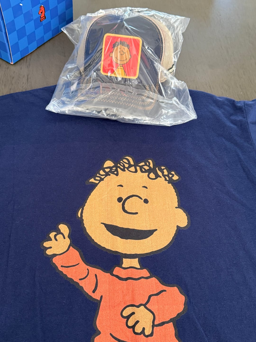 Customer photo review of OVERLORD X Peanuts: Franklin Trucker Cap