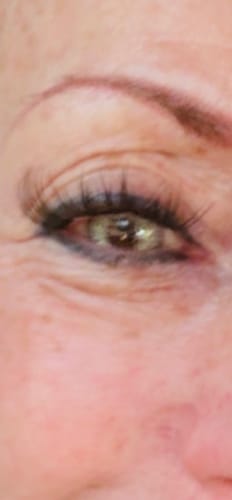 Customer photo review of Elsa Gray Colored Contact Lenses