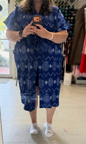 Customer photo review of NAYA KAFTAN DRESS | OCEAN IKAT
