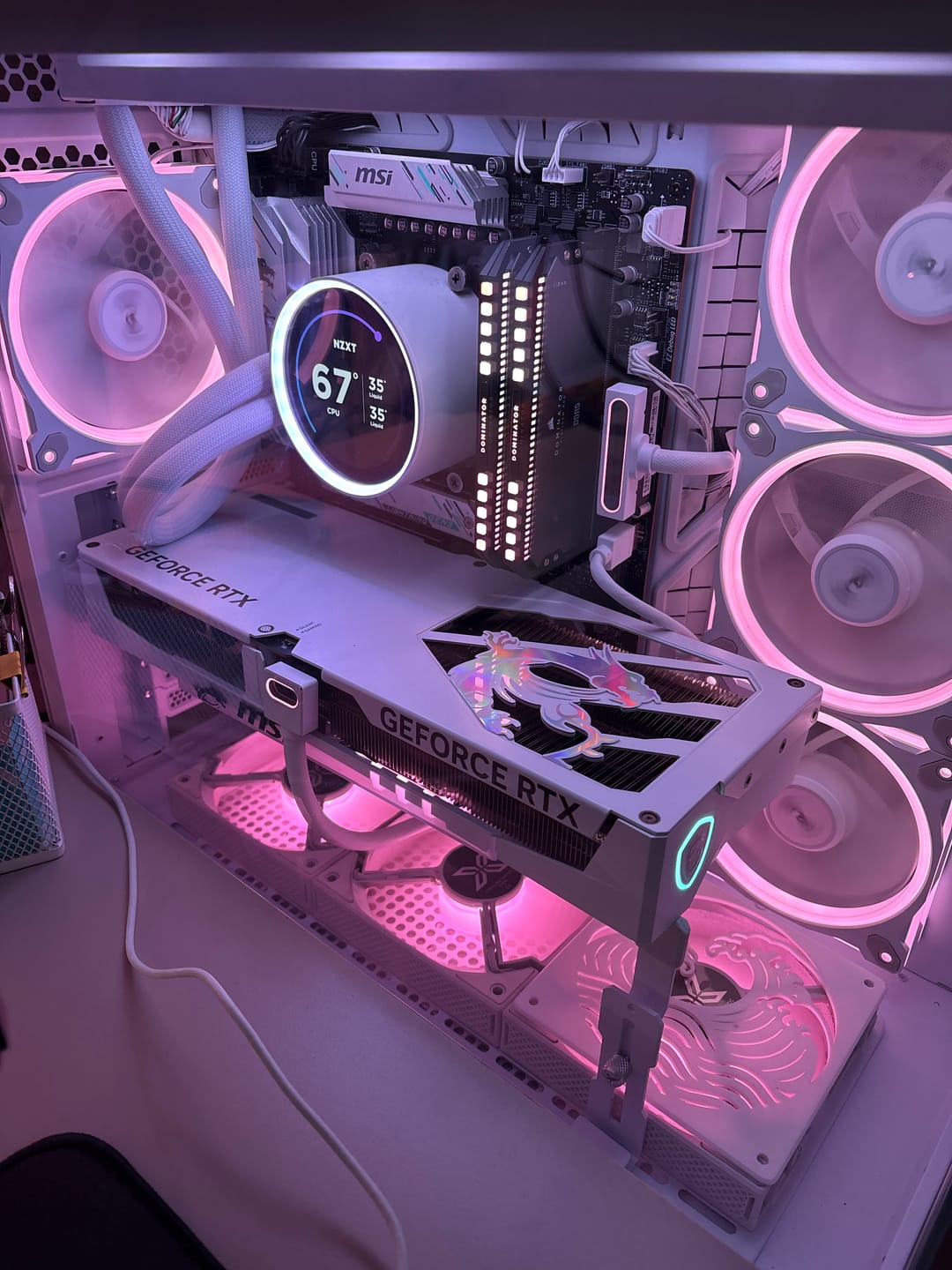 Customer photo review of AsiaHorse Hydrus ARGB PSU Uzatma Kablosu