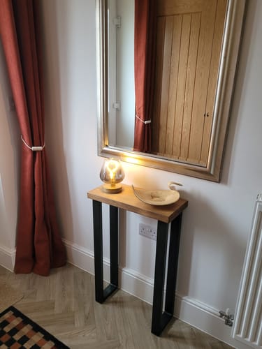 Customer photo review of Rustic Console Table | 22.5cm Depth