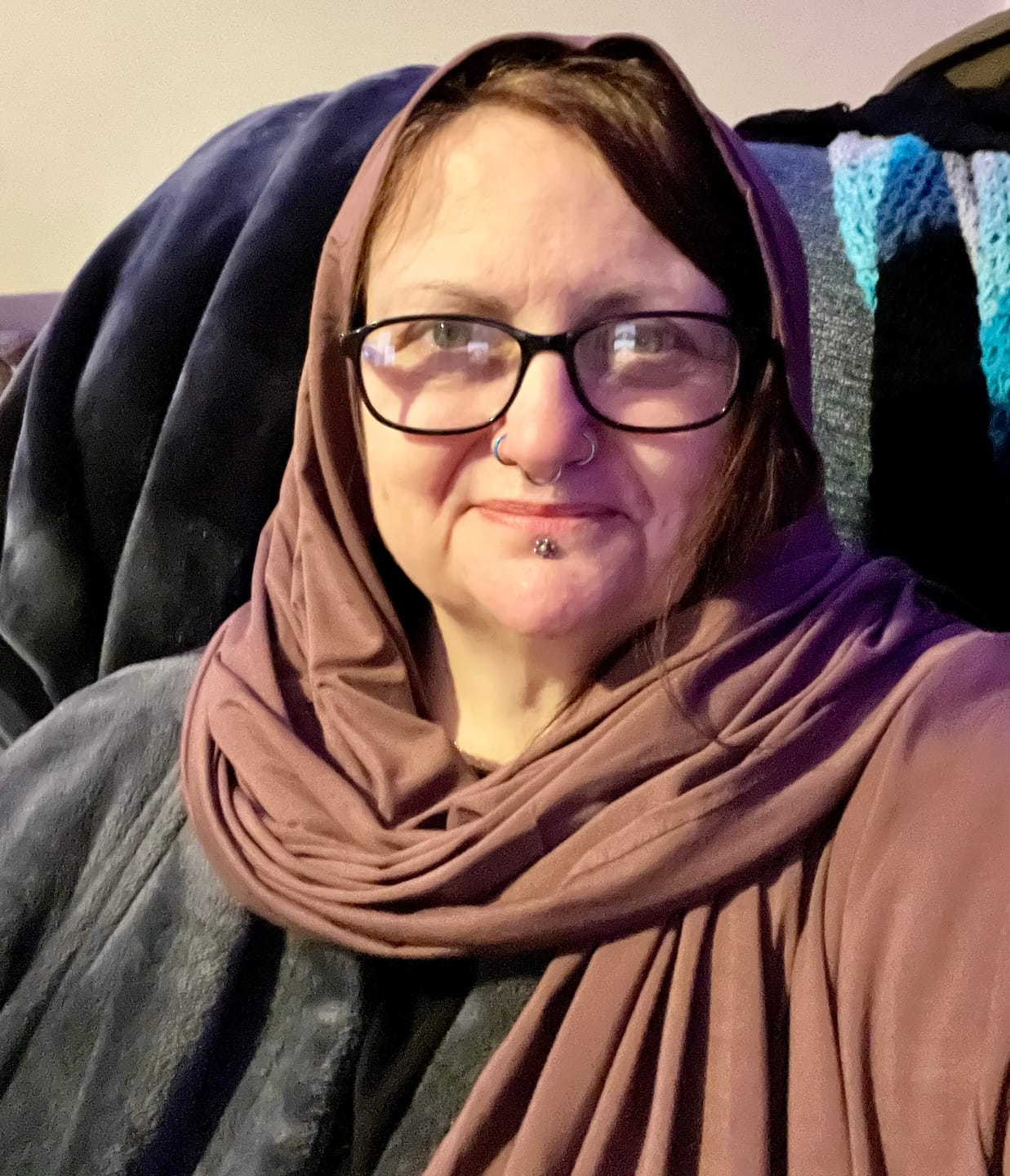 Customer photo review of 2ND:SKIN hijab set 'Autumnal'