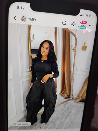 Customer photo review of Pixie, Lipstick, & Sneakers Sweatshirt (Grey)