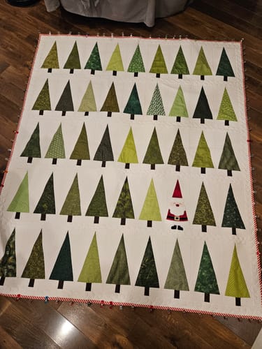 Customer photo review of Santa in the Trees- BODY KIT ONLY