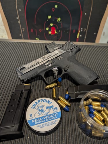 Customer photo review of SnapPoint 9mm Snap Caps (Set of 20)– Real-Weight Dry Fire Dummy Rounds w/ SnapPlug Primer