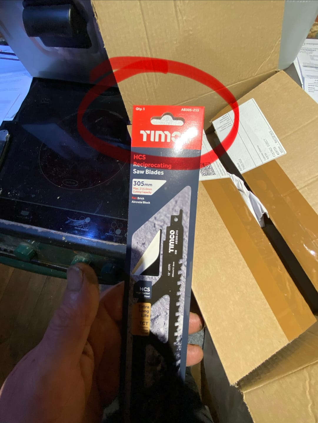 Customer photo review of 305mm - TIMCO Reciprocating Saw Blades - Block / Brick Cutting - Tungsten Carbide Tipped Blade - S1243HM - Pack of 5 (AB305-215)