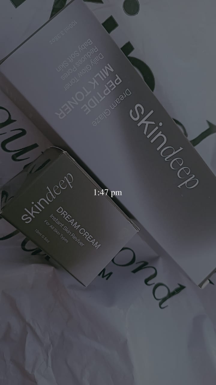 Customer photo review of DREAM CREAM - Instant Skin Reviver