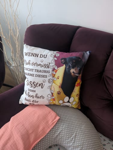 Customer photo review of Seelentröster - Individuelles Kissen