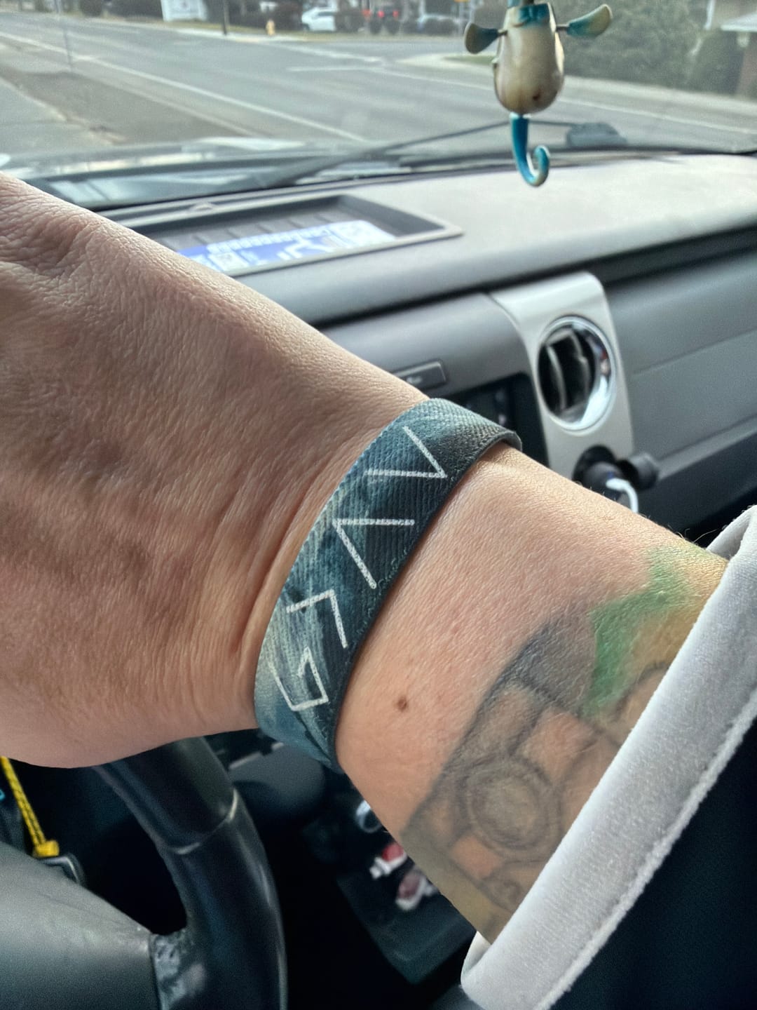Customer photo review of Daily Bible Verse Wristband