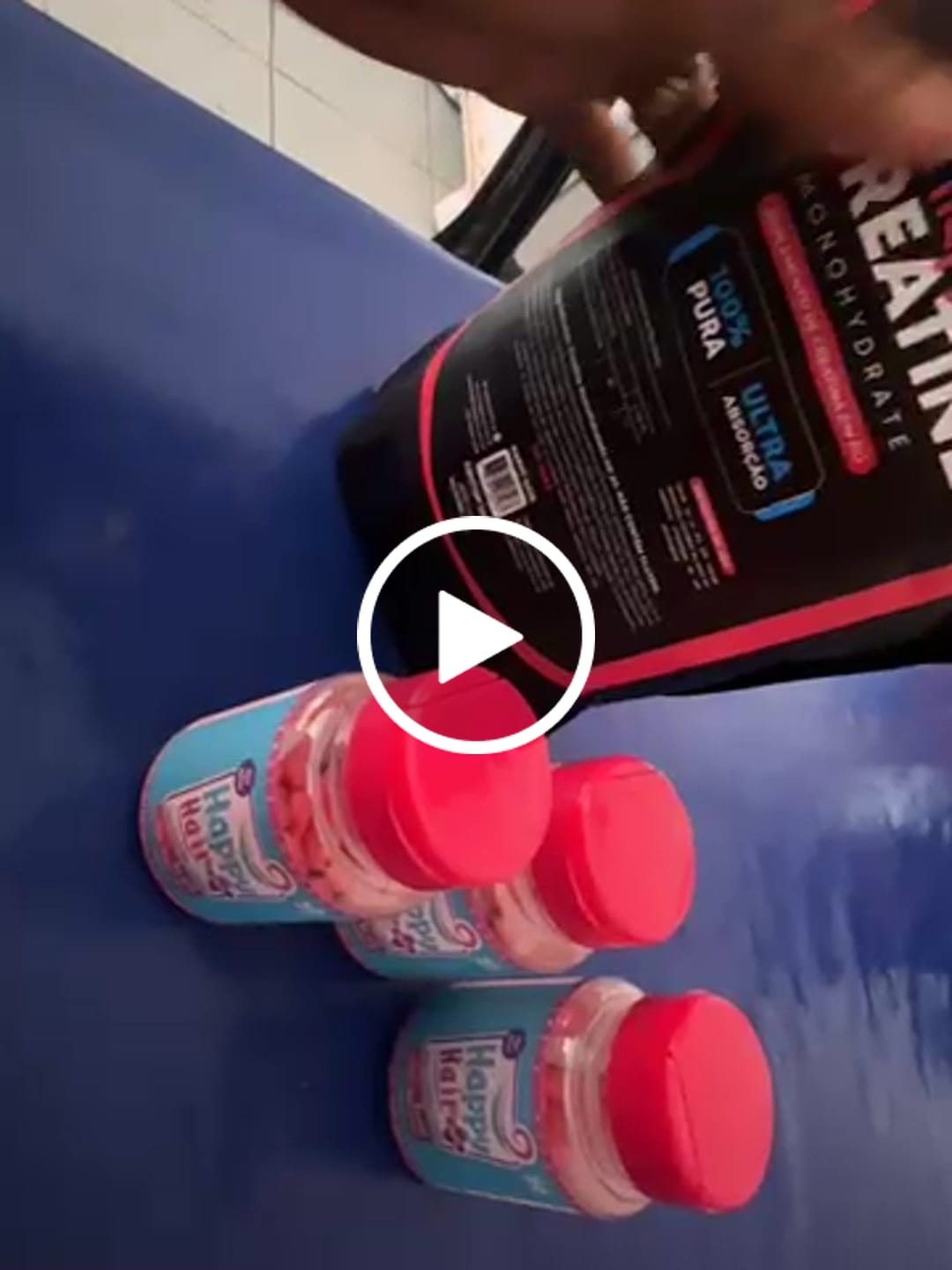 Customer video review of Creatina Monohidratada 100% Pura 300g - Happy Creatine