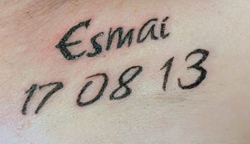 Customer photo review of TattooNumbx Numbing Cream