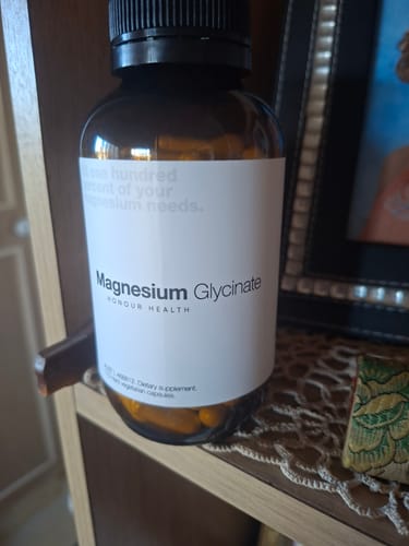 Customer photo review of Magnesium Glycinate (Pure & Unbuffered) - 110 Capsules