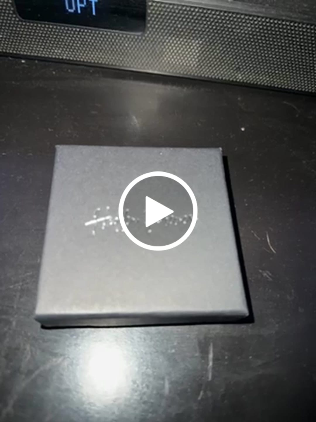 Customer video review of Custom Photo Projection Classic Gem Necklace