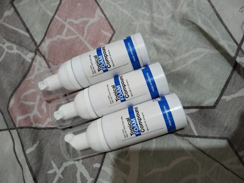 Customer photo review of Minoxidil 5% Solution, 1 Pack 60ml