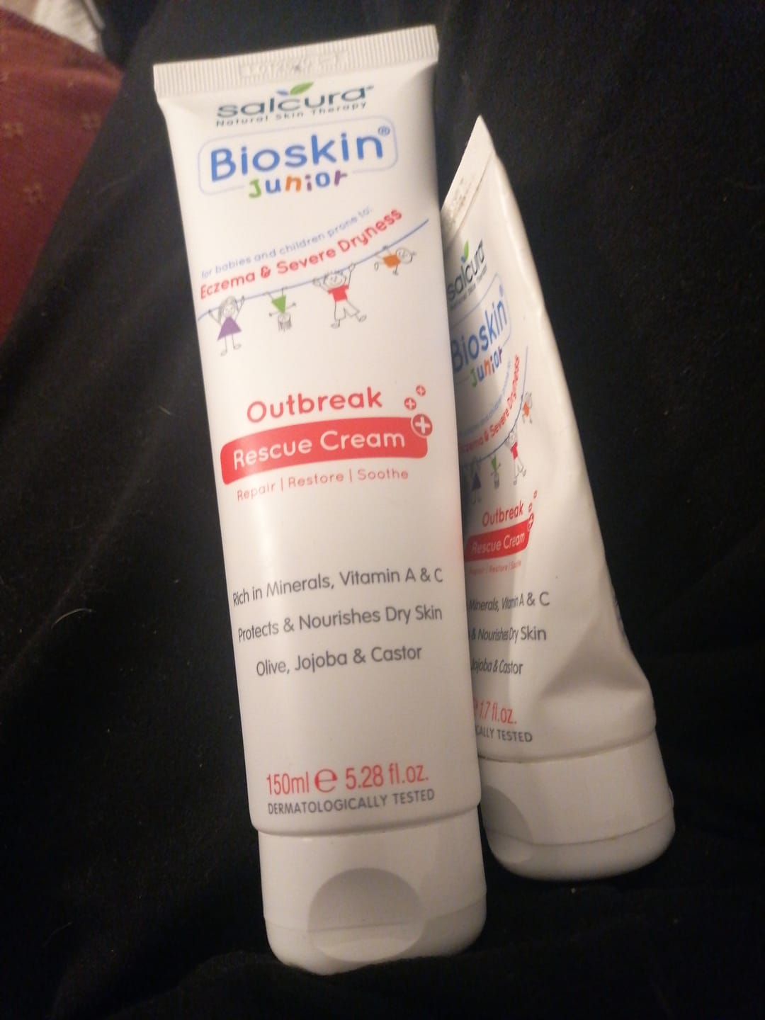 Customer photo review of Bioskin Junior Outbreak Rescue Cream