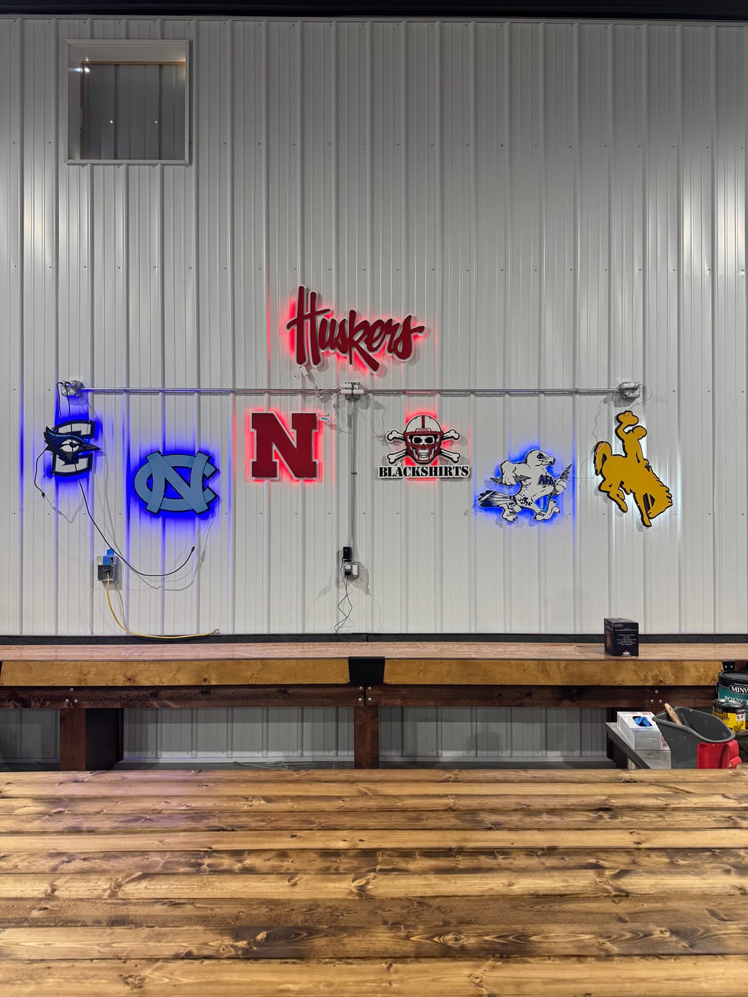 Customer photo review of Creighton Bluejays 3D Vintage Metal Wall Art