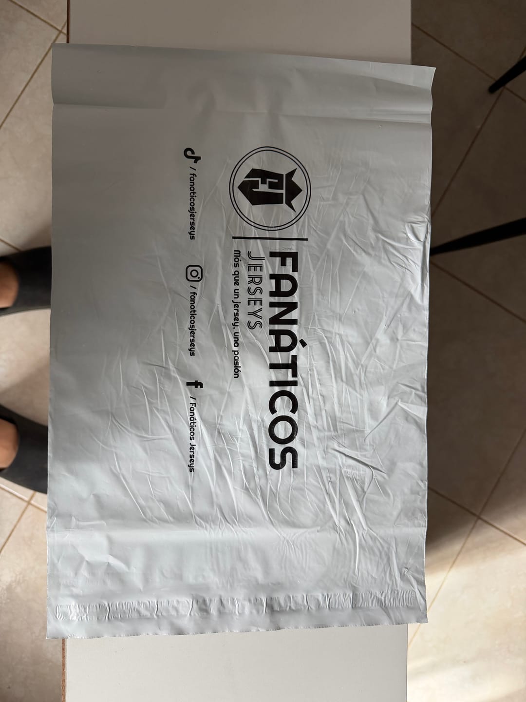 Customer photo review of Bolsas Personalizadas