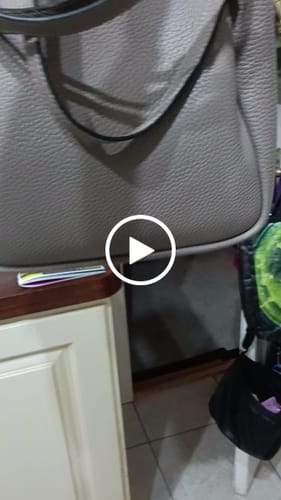 Customer video review of Prada Small Bag 23cm Clay Gray Grain Leather GHW