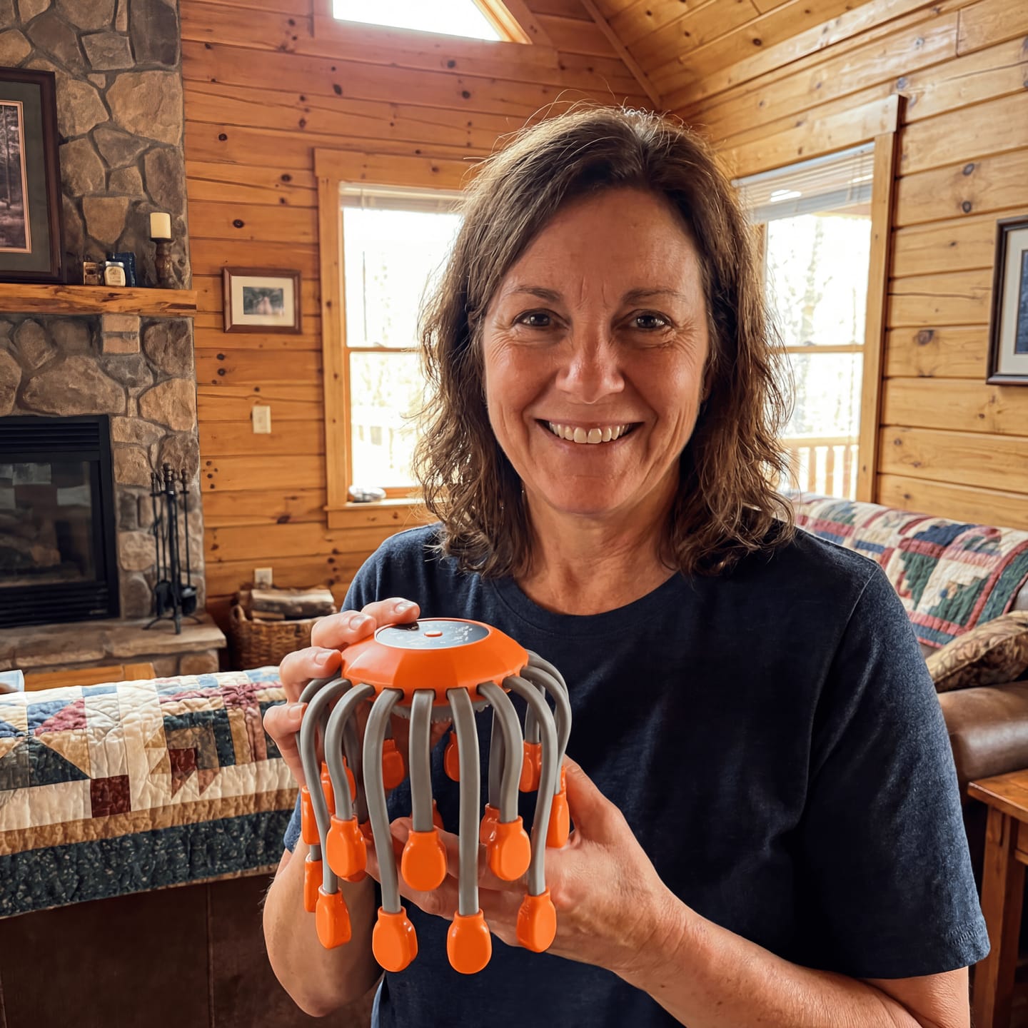 Customer photo review of Head Massager for Migraine Relief
