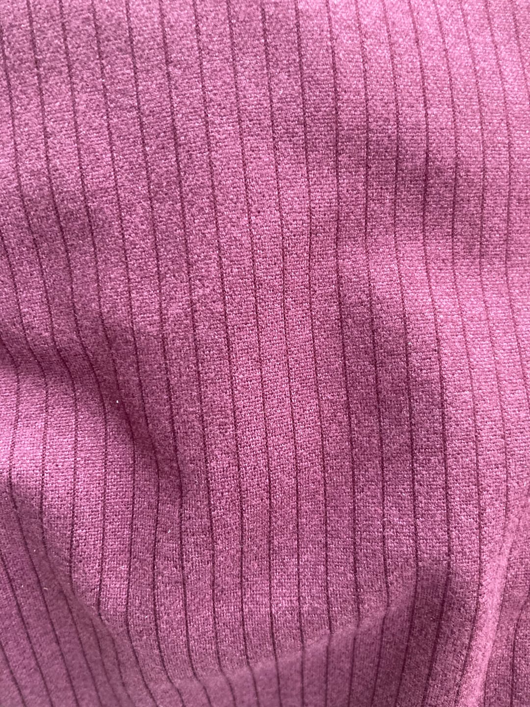 Customer photo review of Narrow Stripes Brushed Soft Knit Fabric